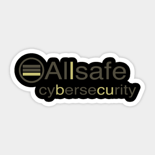 Allsafe Cybersecurity - Mr. Robot. Sticker